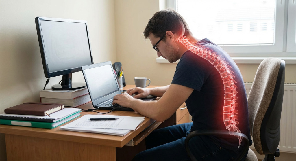 Desk Setup Damages Your Spine