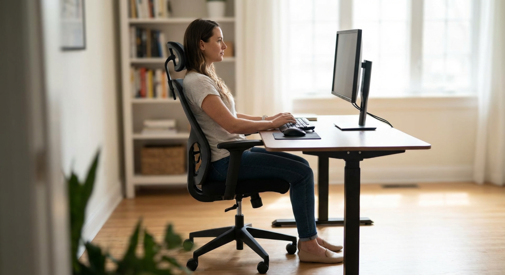 desk posture